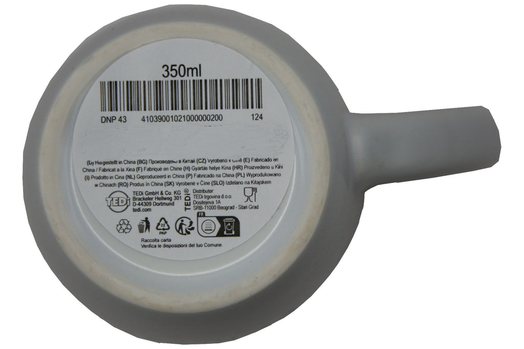 Jumbo Tasse XXL 350 ml mit Schriftzug "Beste Mama der Welt" auf 2 Seiten