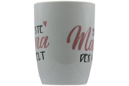 Jumbo Tasse XXL 350 ml mit Schriftzug "Beste Mama der Welt" auf 2 Seiten