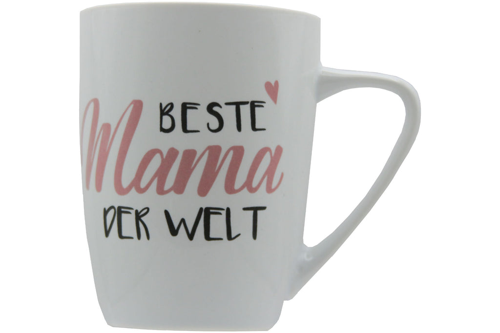 Jumbo Tasse XXL 350 ml mit Schriftzug "Beste Mama der Welt" auf 2 Seiten