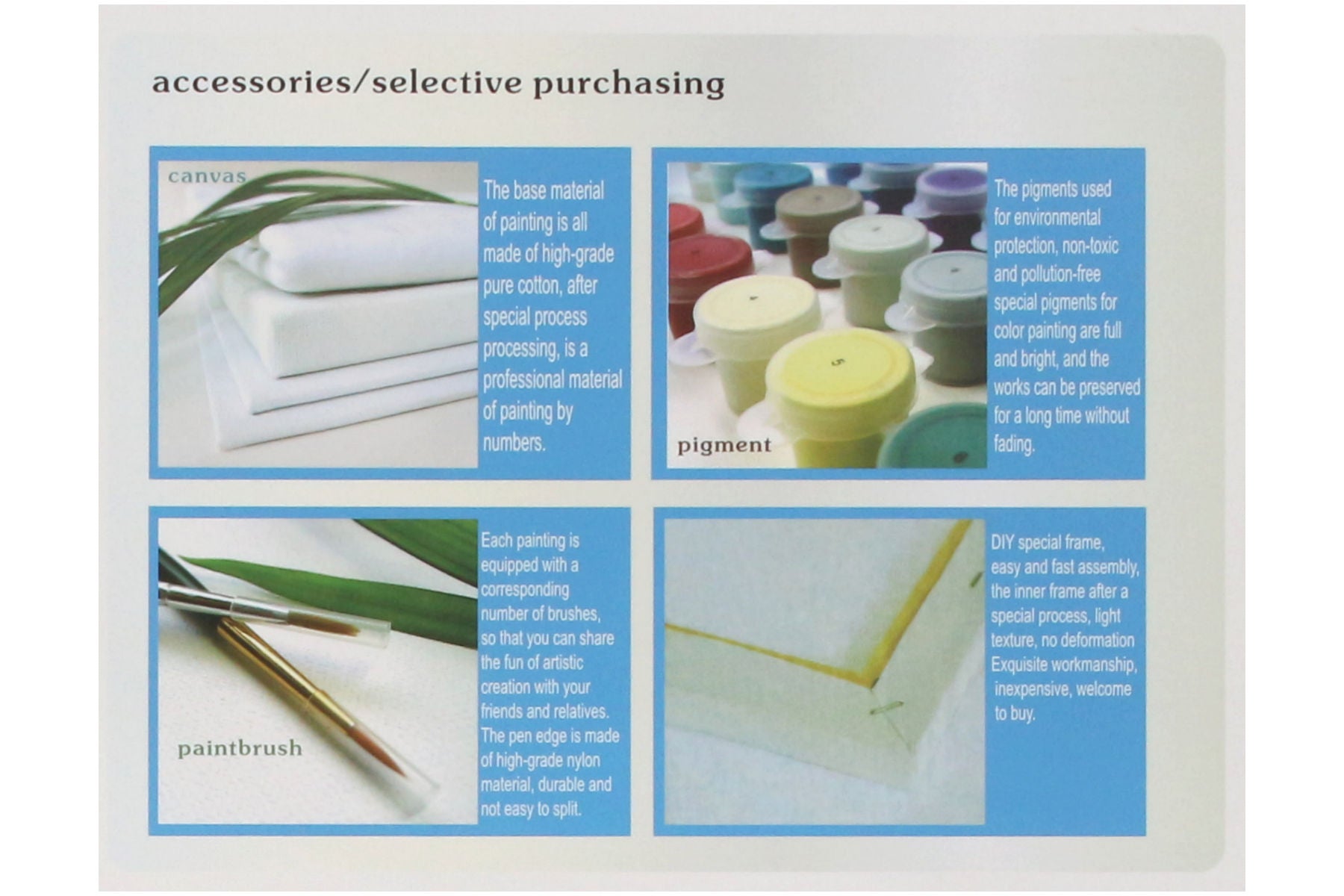 Koi im Teich auf Rahmen 50 x 40 cm Malen nach Zahlen Acryl Set MS8184 24 Farben