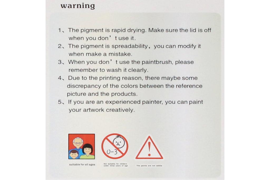 Koi im Teich auf Rahmen 50 x 40 cm Malen nach Zahlen Acryl Set MS8184 24 Farben