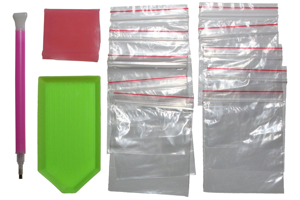 3 Katzen in Pfütze zu 3 Raubtiere Diamond Painting  26 Farben 30x40 cm  LC6343