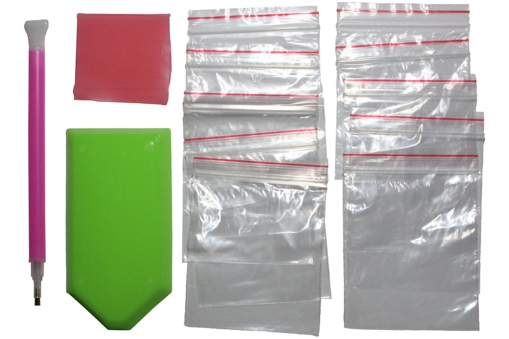 3 Katzen in Pfütze zu 3 Raubtiere Diamond Painting  26 Farben 30x40 cm  LC6343