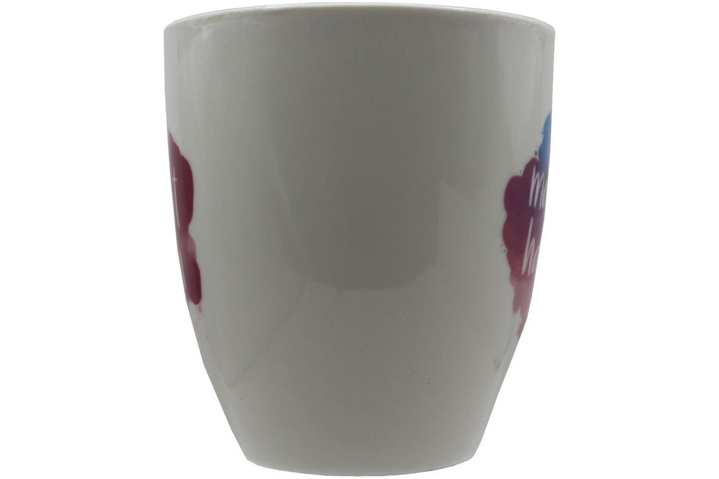 Jumbo Tasse XXL 550 ml Wolkenbild mit Schriftzug "make it happen"