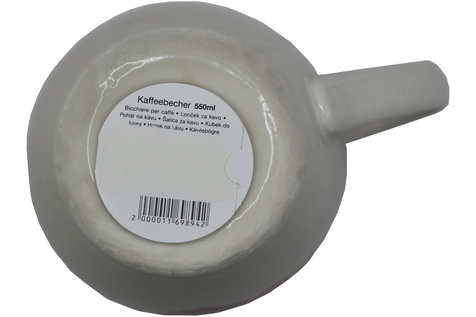 Jumbo Tasse XXL 550 ml Wolkenbild mit Schriftzug "make today amazing"