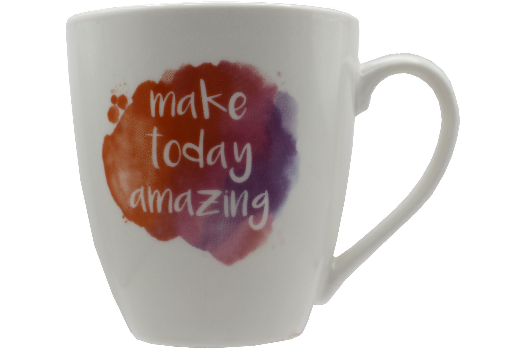 Jumbo Tasse XXL 550 ml Wolkenbild mit Schriftzug "make today amazing"