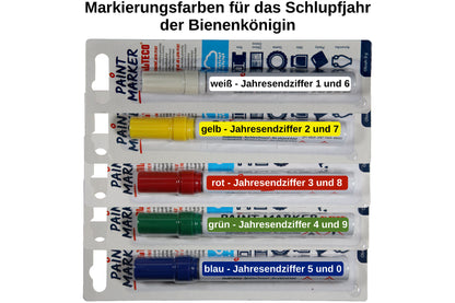 Markierungsstift für Bienenkönigin in Jahresfarbe Zeichenstift Marker Stift