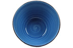 Müslischale 600 ml Ø 14 cm blau gestreift Schüssel