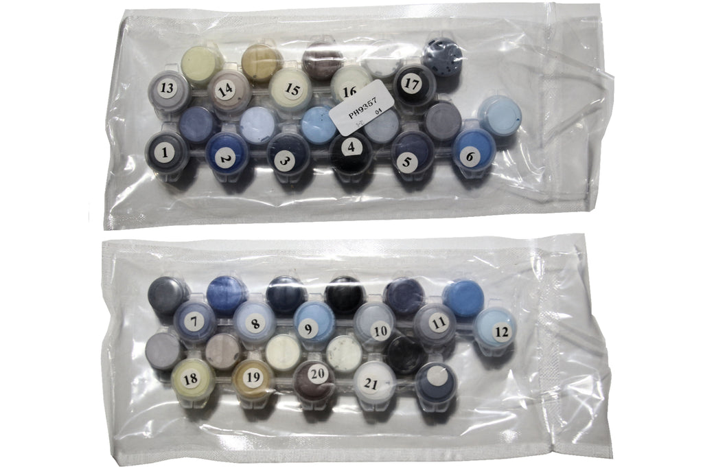 Pferde am Strand Malen nach Zahlen 22 Acrylfarben 50 x 40 cm