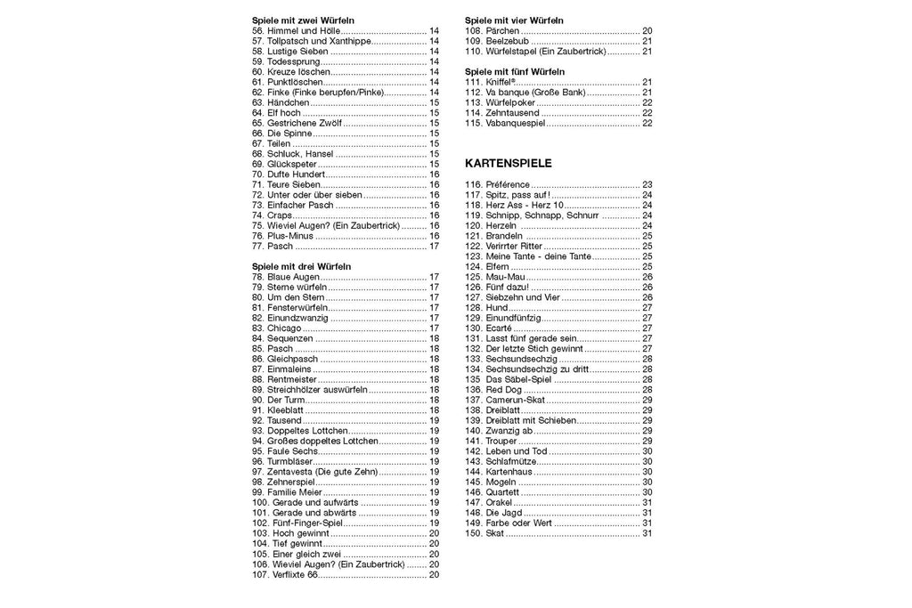 Schmidt 150 Spiele 49141 Spielesammlung grün für 2 - 8 Spieler ab 6 Jahre