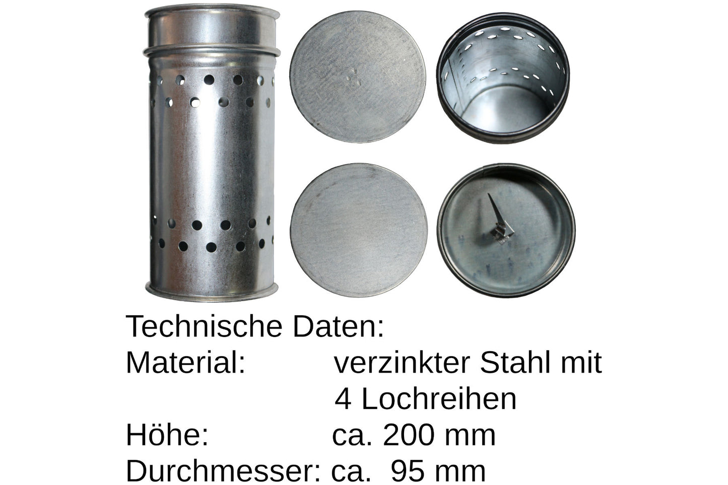 Schwefeldose ohne Schwefelstreifen zur Desinfektion bei Wachsmotte