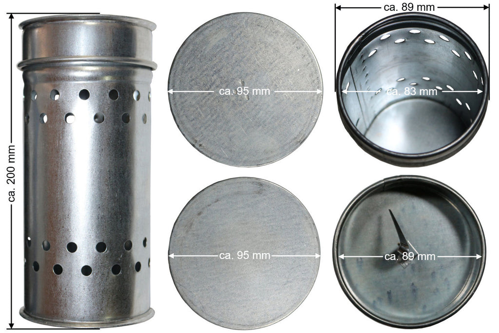 Sulfur can set with 400 g sulfur strips