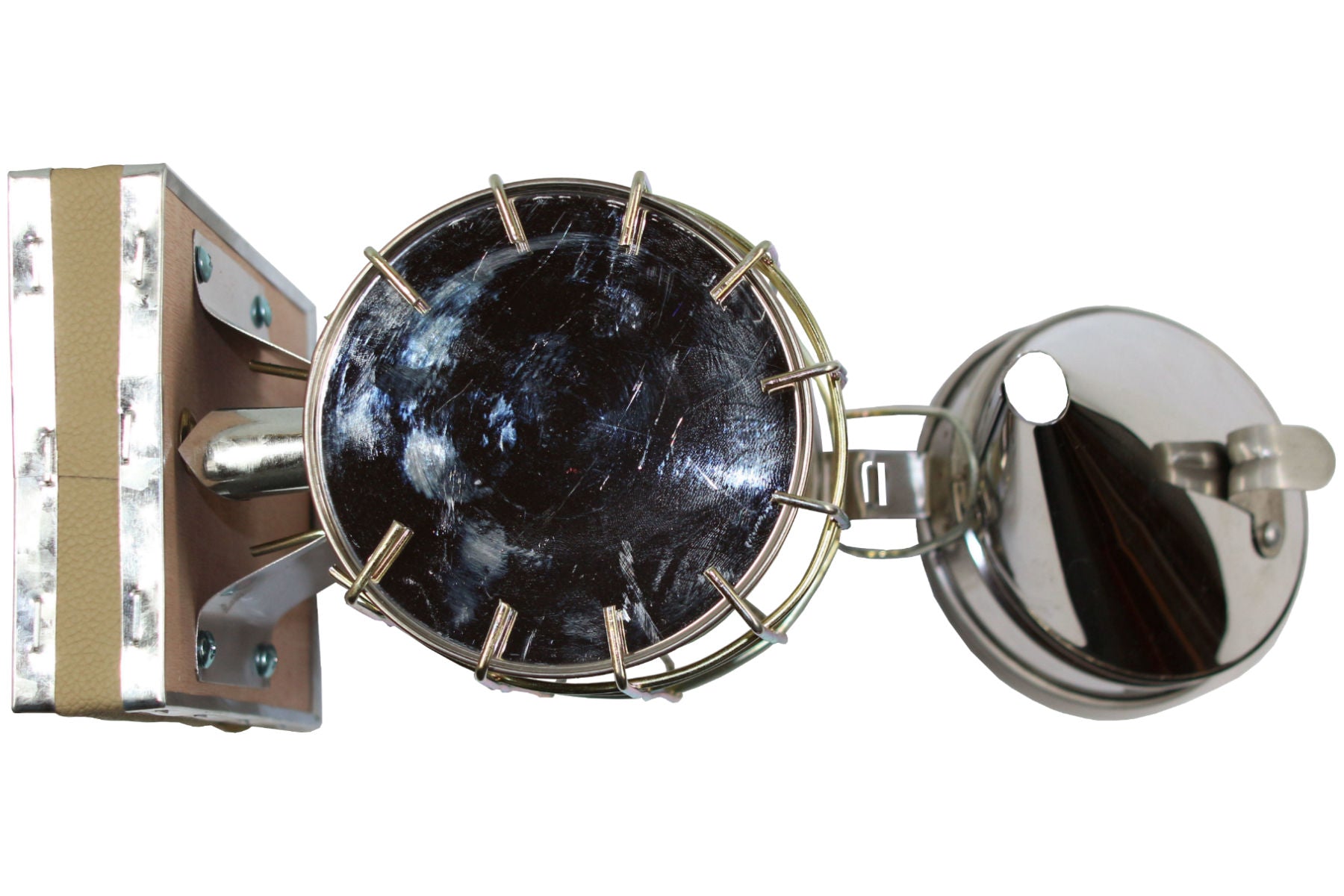 Imker Starter Set weiß 5 Teile Imkerhut Besen Edelstahl-Smoker Stockmeißel Handschuhe