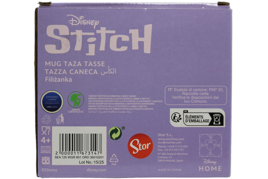 Jumbo Tasse  XL mit Disney Stitch im Geschenkkarton 325 ml