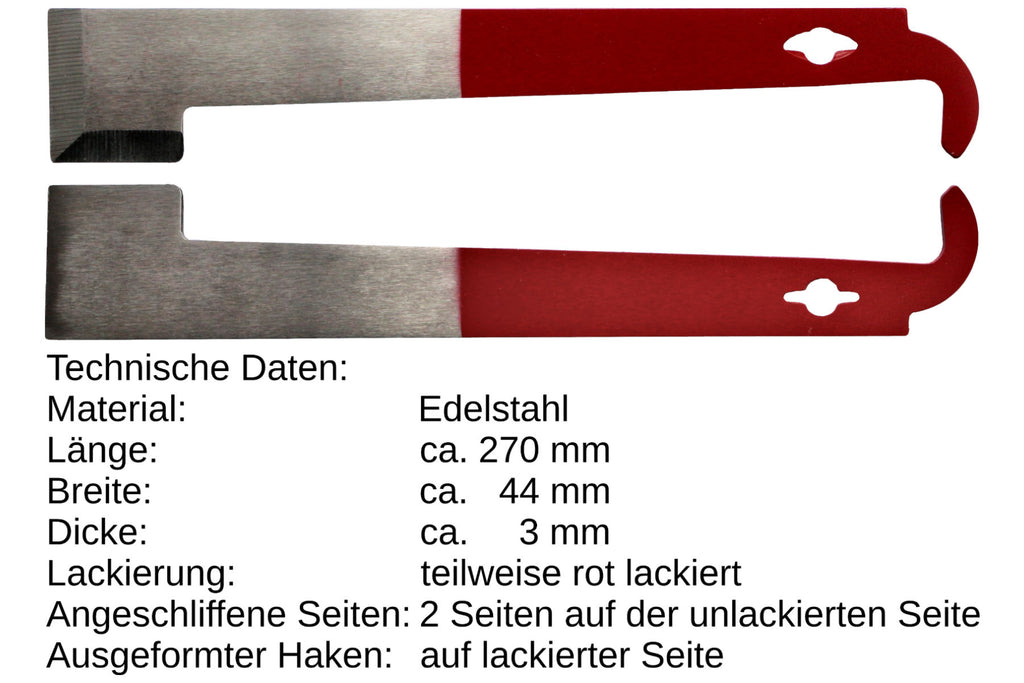 Imker Werkzeug Set Imkerbesen Stockmeißel gerade Wabenzange