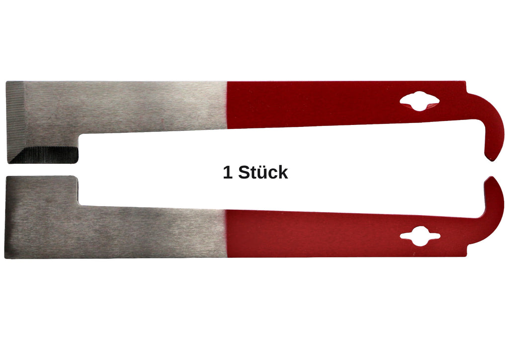 Stockmeißel gerade teilweise rot lackiert