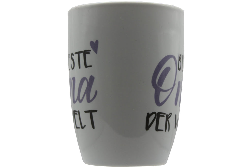 Jumbo Tasse XXL 380 ml mit Schriftzug "Beste Oma der Welt" auf 2 Seiten
