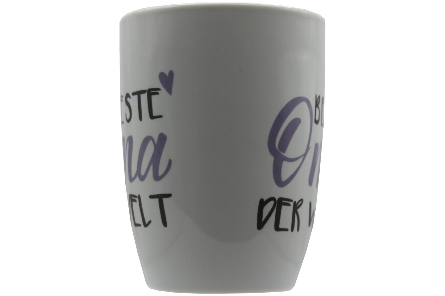 Jumbo Tasse XXL 380 ml 2er-Set mit Schriftzug "Beste Oma der Welt" bzw. "Bester Opa der Welt"
