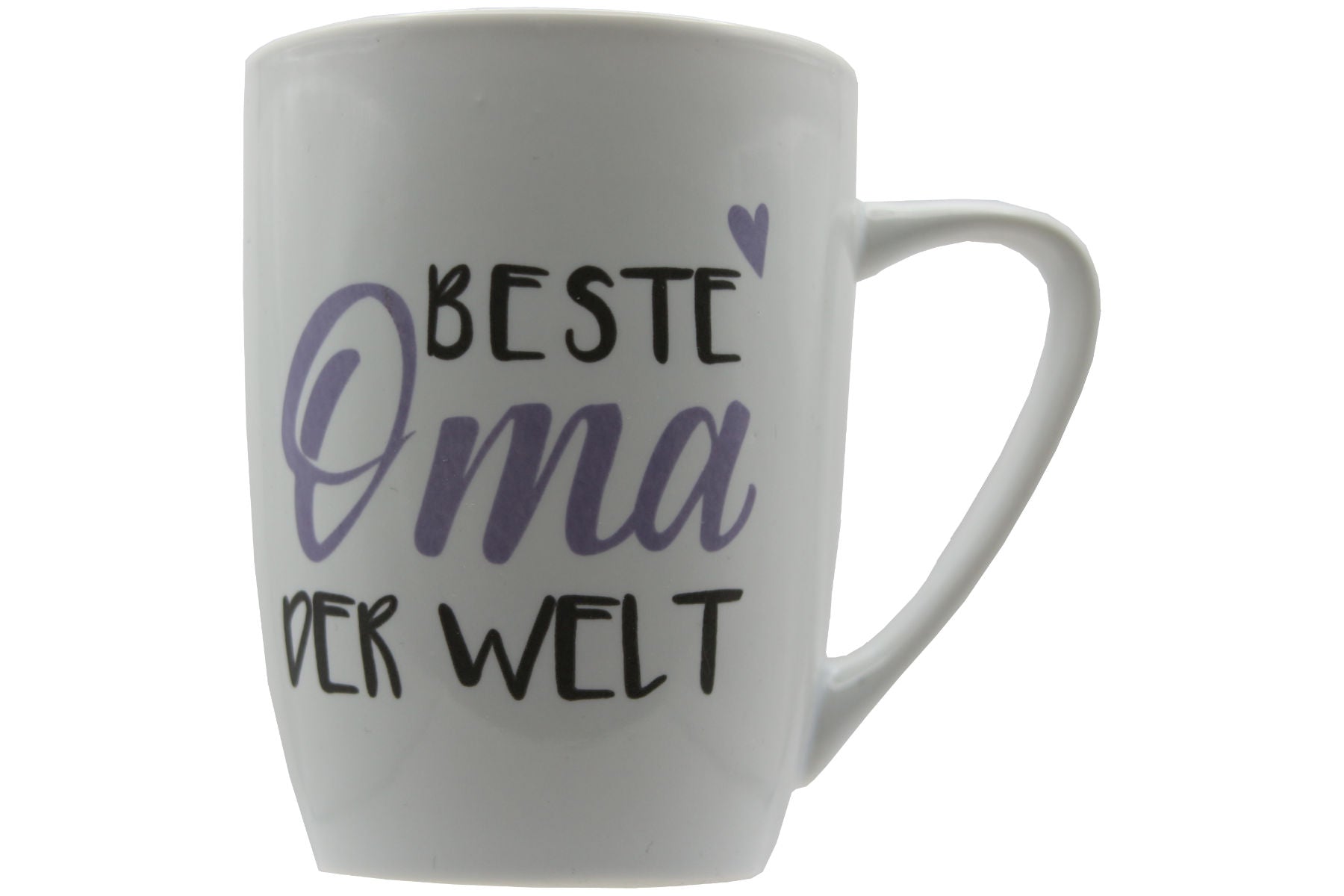 Jumbo Tasse XXL 380 ml 2er-Set mit Schriftzug "Beste Oma der Welt" bzw. "Bester Opa der Welt"