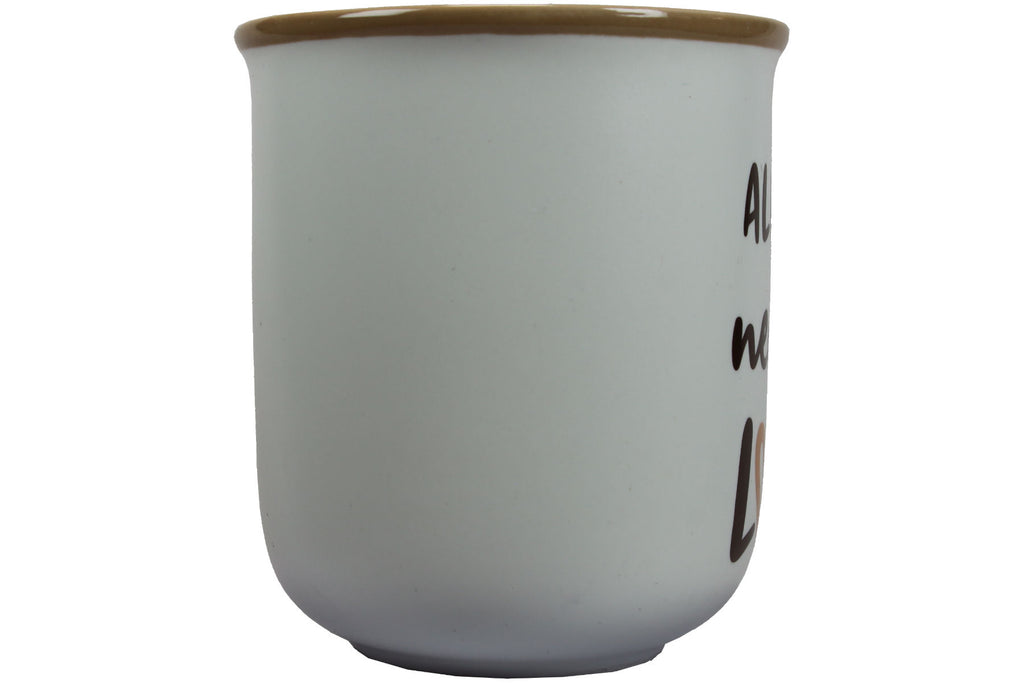 Jumbo Tasse XXL 350 ml mit Schriftzug "All you need is LOVE"