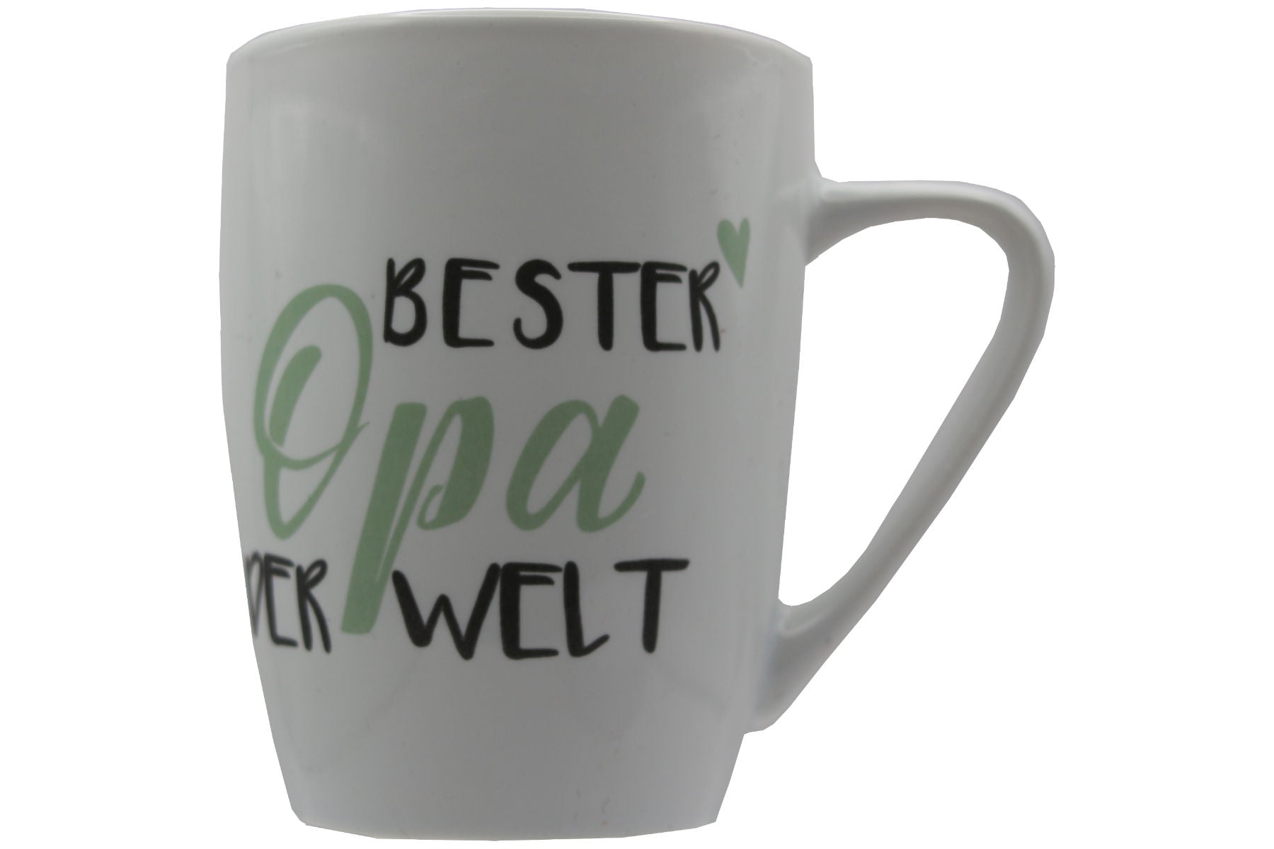 Jumbo Tasse XXL 380 ml 2er-Set mit Schriftzug "Beste Oma der Welt" bzw. "Bester Opa der Welt"