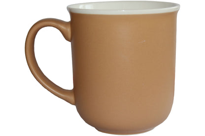 Jumbo Tasse XXL 350 ml hellbraun mit weißem Schriftzug "Together --> FOREVER"