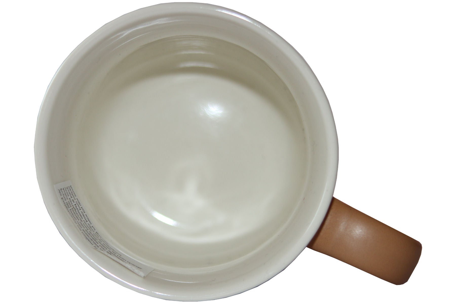 Jumbo Tasse XXL 350 ml hellbraun mit weißem Schriftzug "Together - FOREVER"