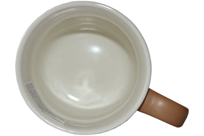 Jumbo Tasse XXL 350 ml hellbraun mit weißem Schriftzug "Together --> FOREVER"