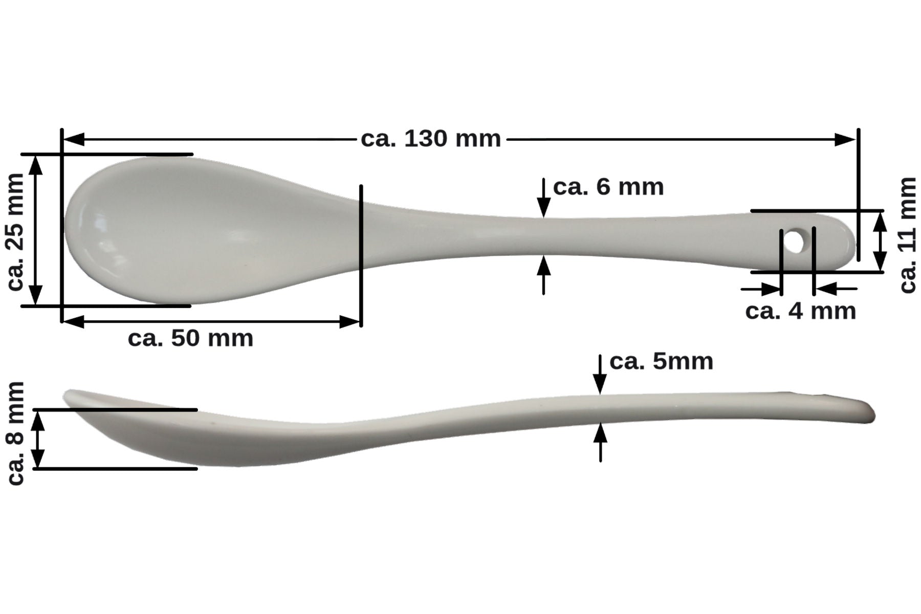 Jumbo Tasse XXL 300 ml weiß mit Schriftzug "With love" in Geschenkbox