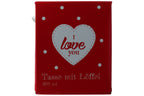 Jumbo Tasse XXL 300 ml mit Schriftzug "I love You" in Geschenkbox