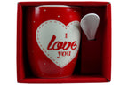 Jumbo Tasse XXL 300 ml mit Schriftzug "I love You" in Geschenkbox