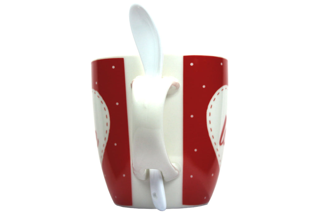 Jumbo Tasse XXL 300 ml mit Schriftzug "I love You" in Geschenkbox