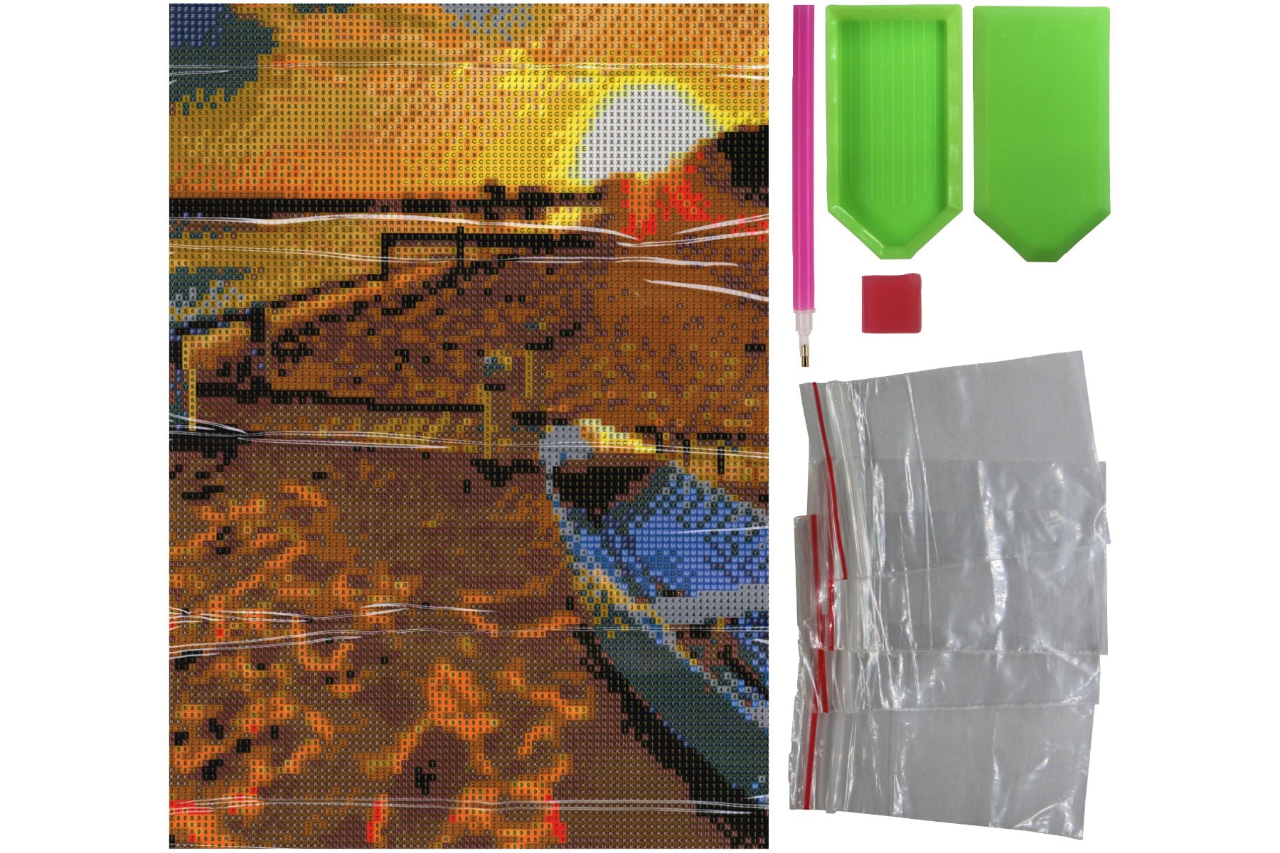 Boot auf Strand am Meer Diamond Painting 20 Farben 30x40 cm W1890