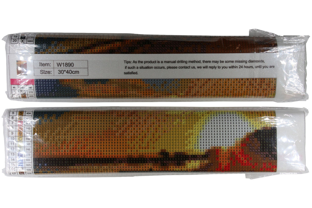 Boot auf Strand am Meer Diamond Painting 20 Farben 30x40 cm W1890