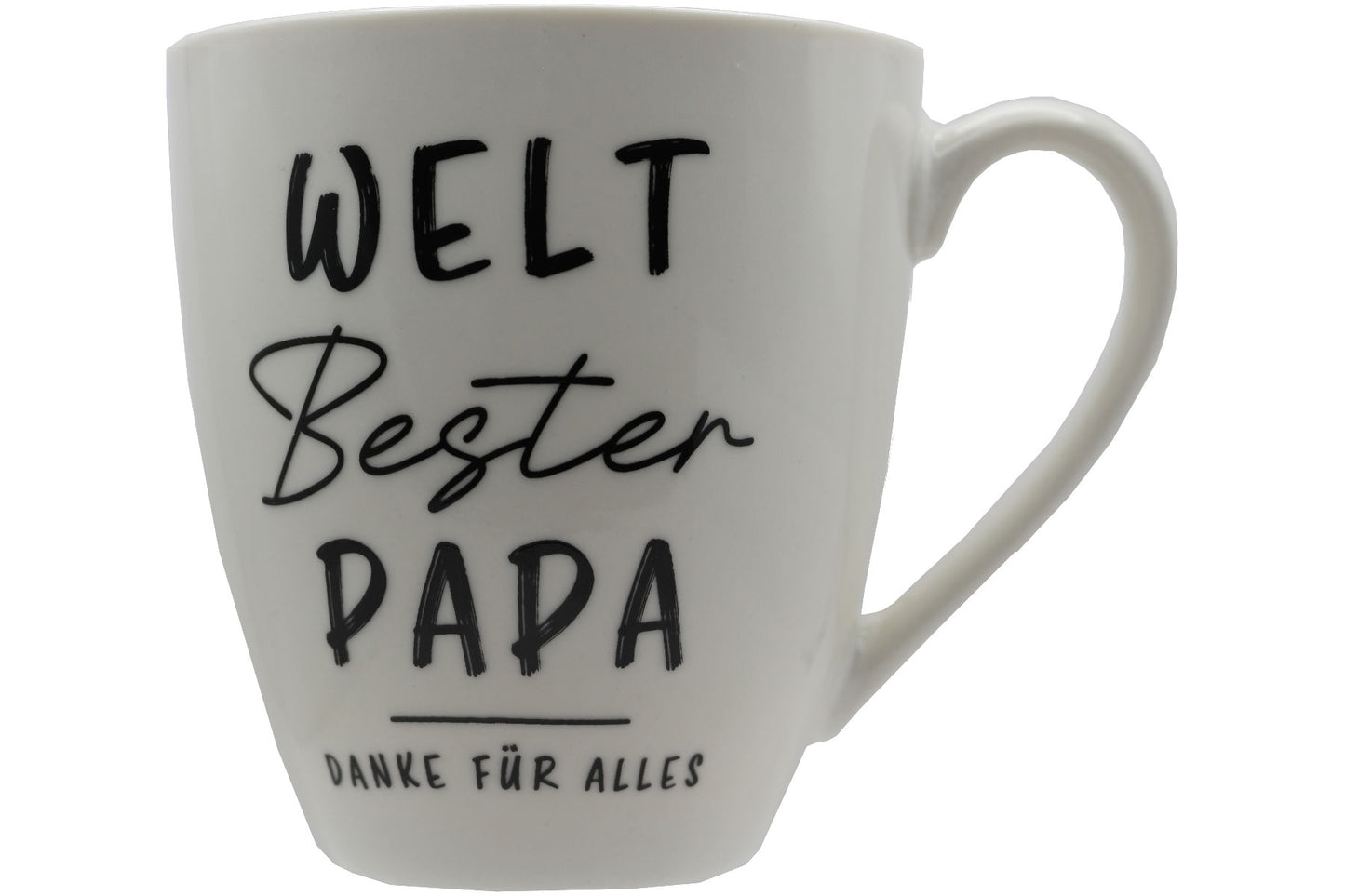 Jumbo Tasse XXL 550 ml mit Schriftzug "WELT Bester PAPA - DANKE FÜR ALLES"