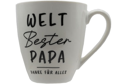 Jumbo Tasse XXL 550 ml mit Schriftzug "WELT Bester PAPA - DANKE FÜR ALLES"