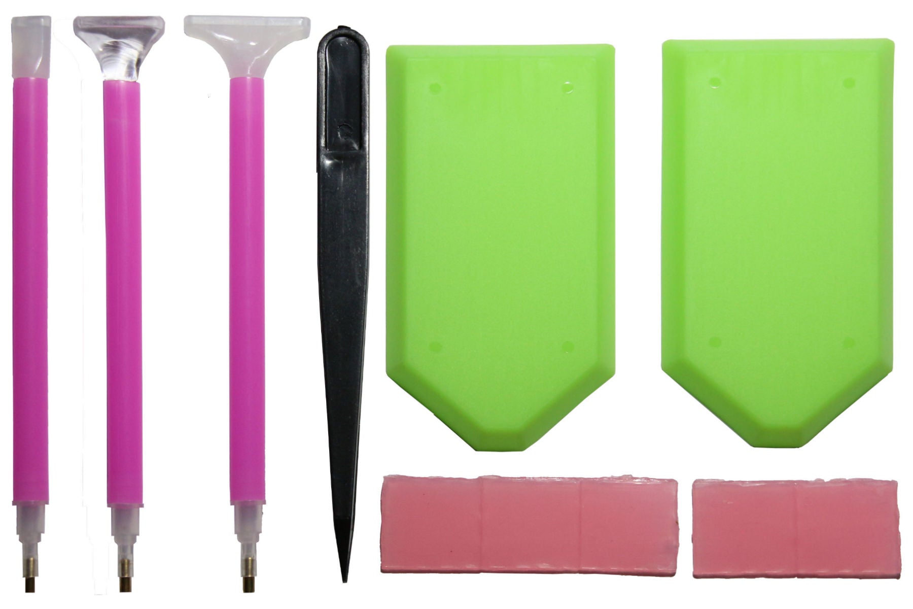 3 Katzen in Pfütze zu 3 Raubtiere Diamond Painting 30 Farben 30x40 cm  WB2618