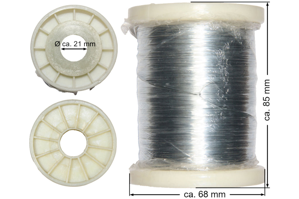 Wabendraht Ø 0,4 mm  250 g / 500 g zum Verdrahten von Wabenrähmchen