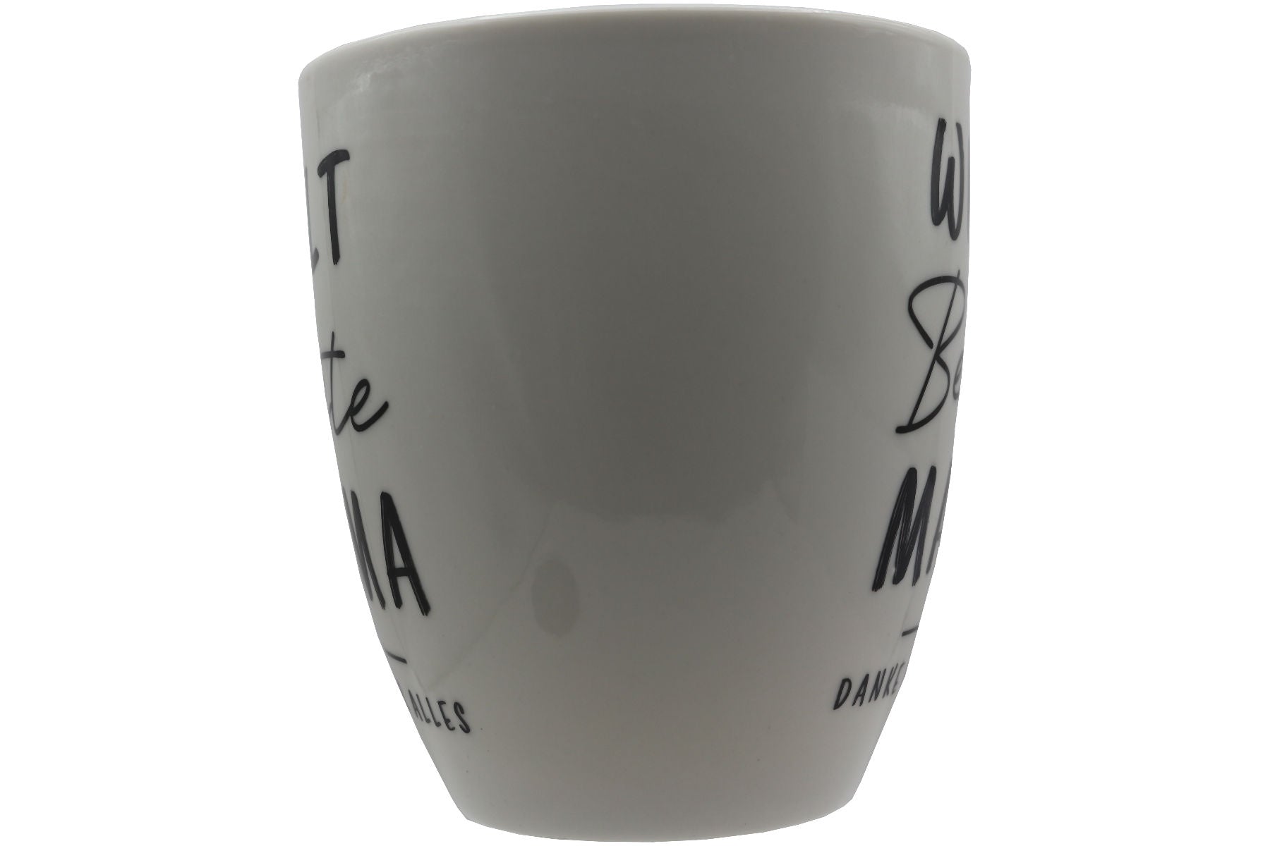 Jumbo Tasse XXL 550 ml  2er-Set mit Schriftzug "WELT Beste MAMA/WELT Bester PAPA - DANKE FÜR ALLES"
