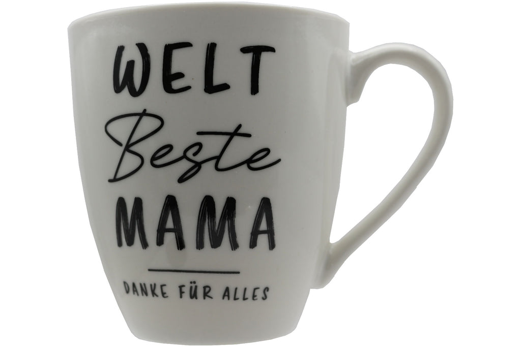 Jumbo Tasse XXL 550 ml mit Schriftzug "WELT Beste MAMA - DANKE FÜR ALLES"