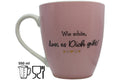 Jumbo Tasse XXL 550 ml "Wie schön, dass es Dich gibt!" - B-Muster mit Farbfehler