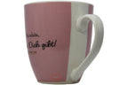 Jumbo Tasse XXL 550 ml "Wie schön, dass es Dich gibt!" - B-Muster mit Farbfehler