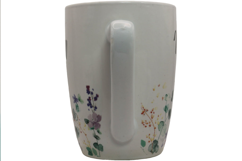 Jumbo Tasse XL 350 ml mit Schriftzug "World´s best Mom" mit Blumenwiese