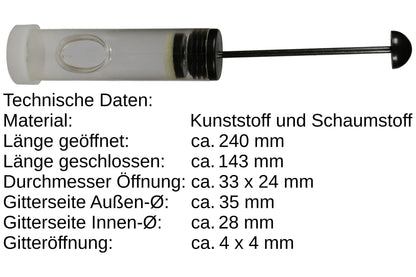 Zeichenrohr zum Markieren der Bienenkönigin mit Markierungsstift grün 2024