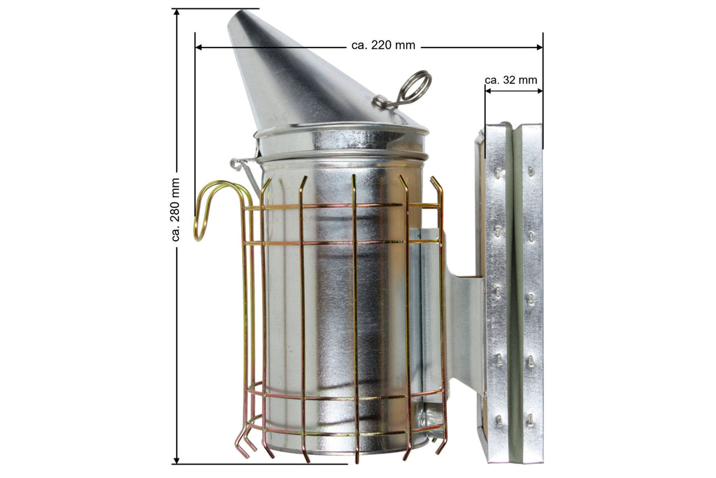 Smoker verzinkt V2 mit 500g Rauchmittel Rauchbläser