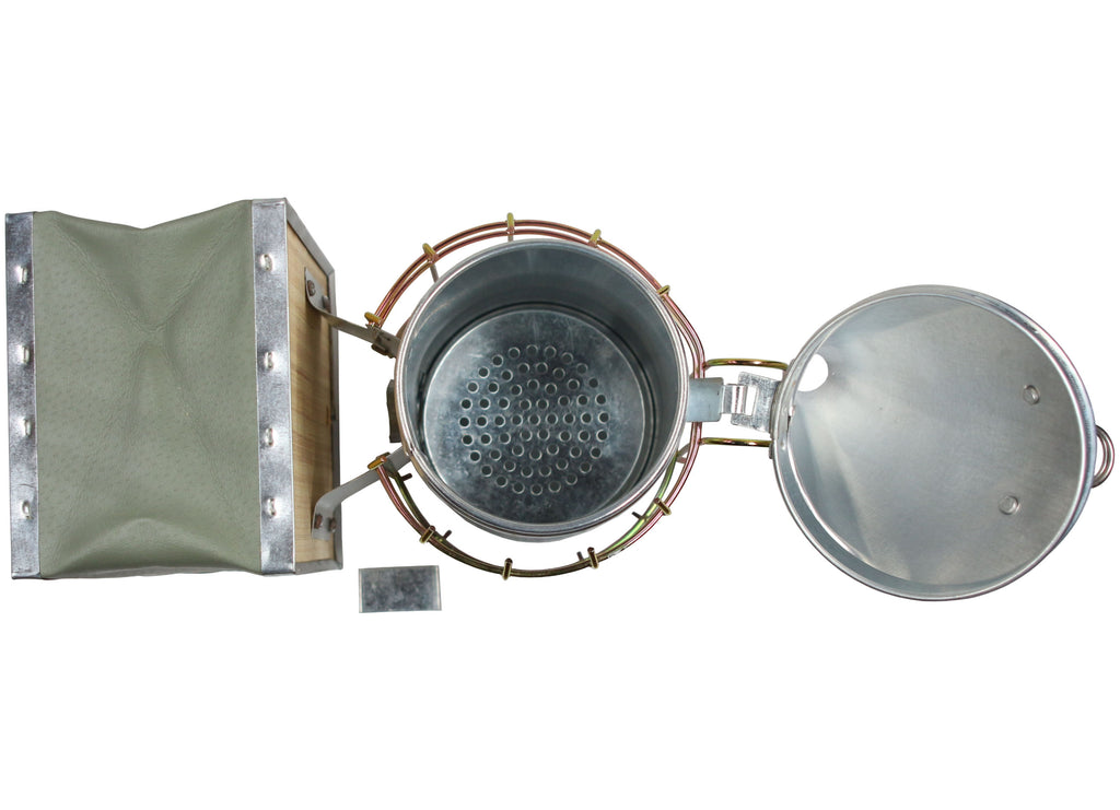 Smoker verzinkt V2 mit 500g Rauchmittel Rauchbläser