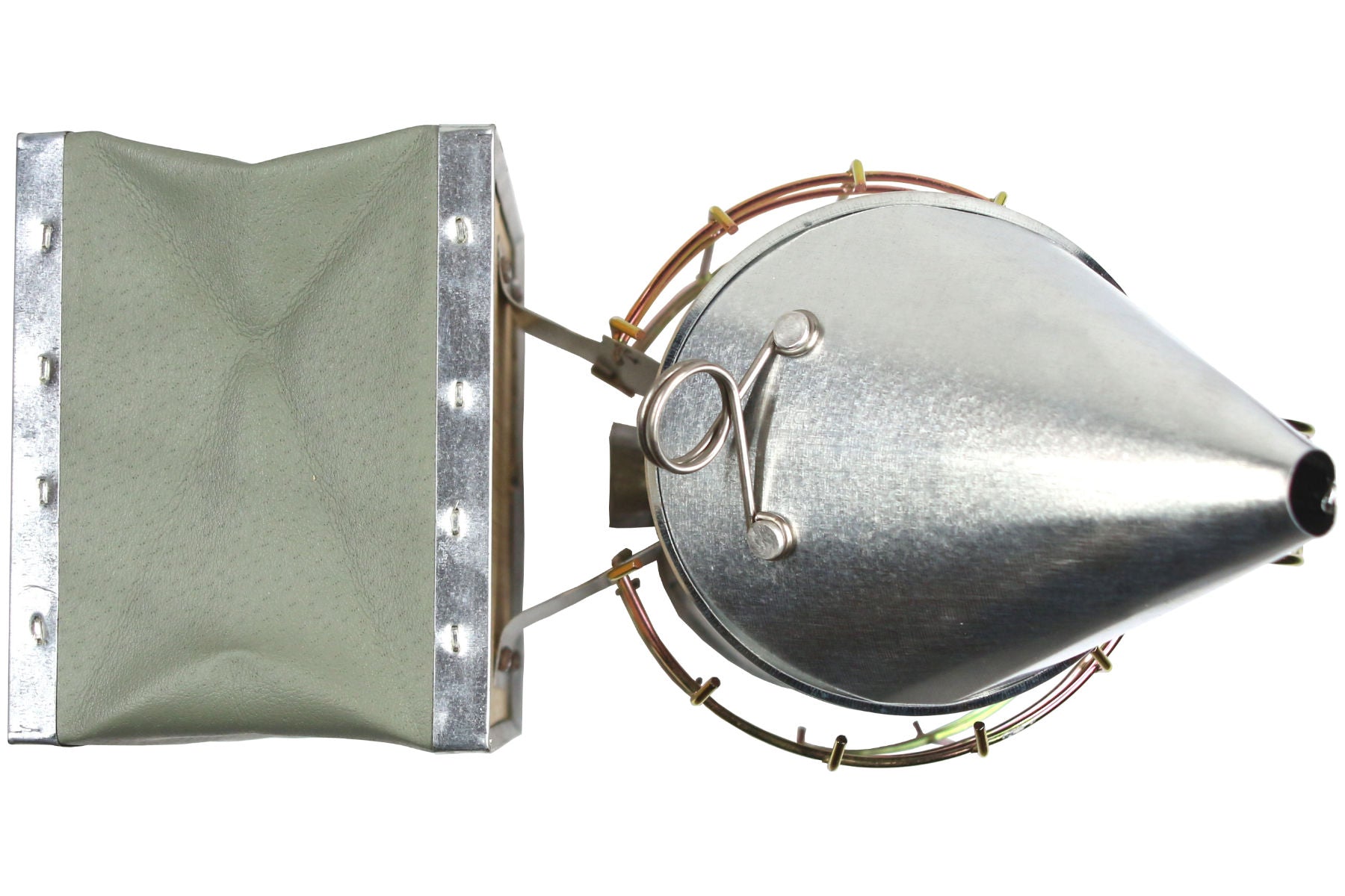 Imker Starter Set weiß 5 Teile Jacke Besen Smoker Stockmeißel Handschuhe