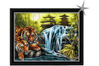 Tiger am Fluss Sequin Art 1524 Malen nach Zahlen ab 10 Jahre 382 x 292 mm