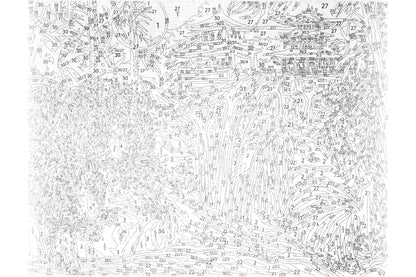Tiger am Fluss Sequin Art 1524 Malen nach Zahlen ab 10 Jahre 382 x 292 mm