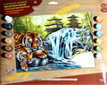 Tiger am Fluss Sequin Art 1524 Malen nach Zahlen ab 10 Jahre 382 x 292 mm